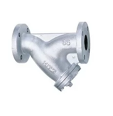Lọc cặn chữ Y bằng gang nối bích JIS 10K, Kitz Nhật Bản: 10FCY