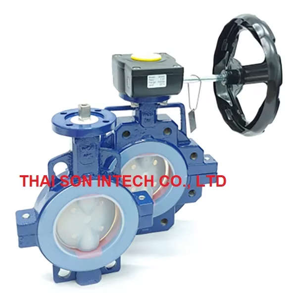 VAN BƯỚM LÓT PFA - PFA LINED BUTTERFLY VALVE