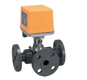 VAN BI NHỰA 3 NGẢ ĐÓNG MỞ BĂNG ĐIỆN, SEKISUI NHẬT BẢN