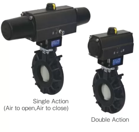 VAN BƯỚM ĐÓNG MỞ BẰNG KHÍ NÉN ESLON SEKISUI