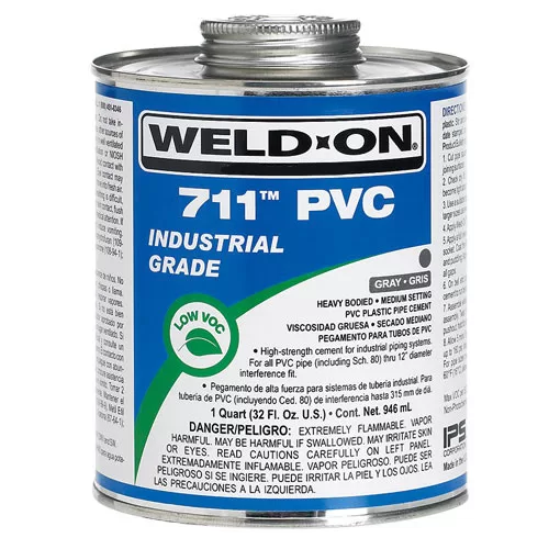 Keo dán ống nhựa UPVC WELD-ON 711 GRAY