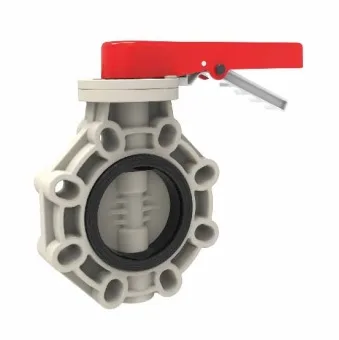 PPH BUTTERFLY VALVE LEVER TYPE