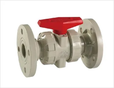 PPH flange type ball valve